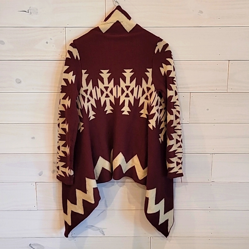 Aztec/Boho/Tribal/Southwestern, slouchy, longline Cardigan - Picture 4 of 4